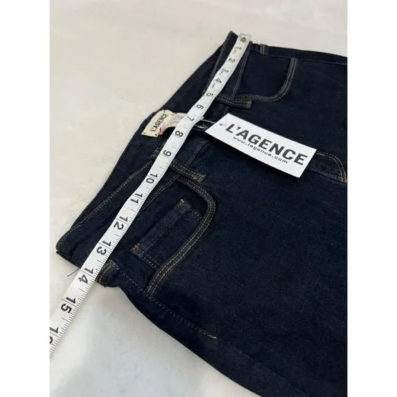 New L'AGENCE Size 27 Margot High-Rise Skinny Jeans Midnight Blue 2294DNM - Picture 5 of 14